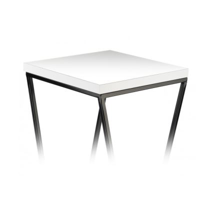 Gėlių stovas LOFT 100x24 cm juoda/balta