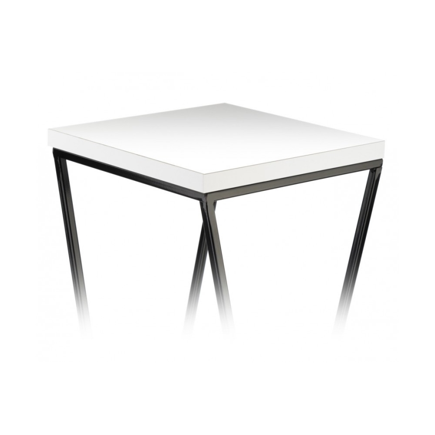 Gėlių stovas LOFT 100x24 cm juoda/balta