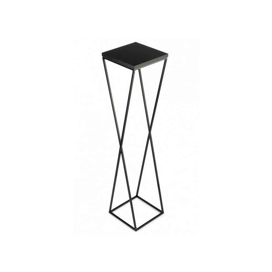 Gėlių stovas LOFT 100x24 cm juodas