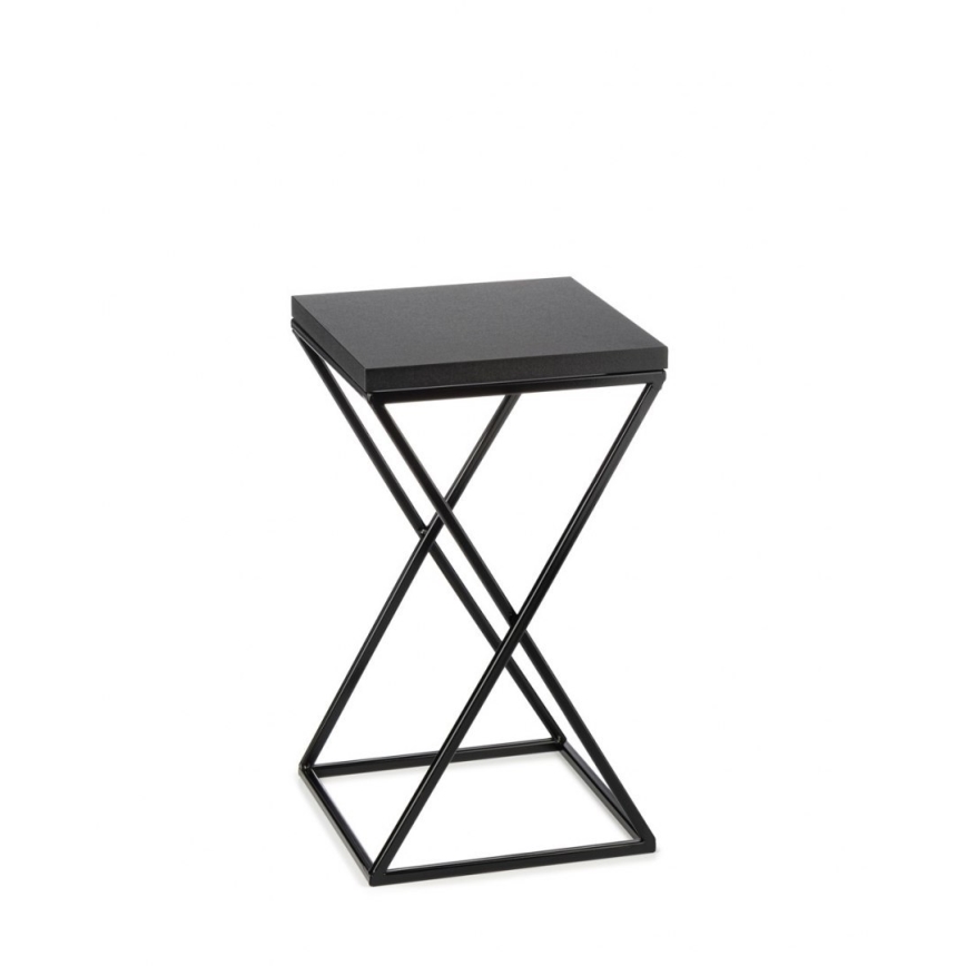 Gėlių stovas LOFT 40x24 cm juodas