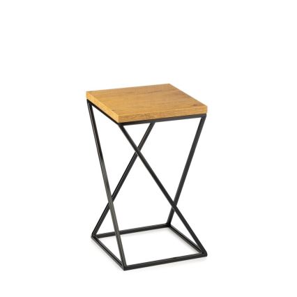 Gėlių stovas LOFT 40x24 cm juodas/rudas