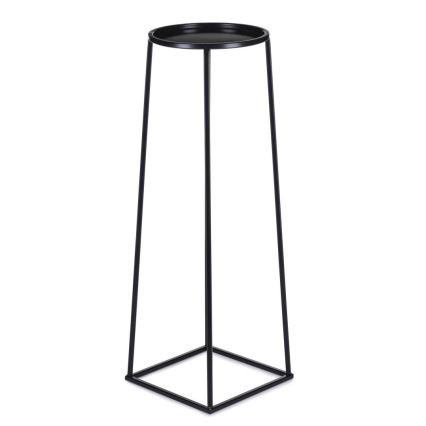 Gėlių stovas LOFT 70x24 cm juoda