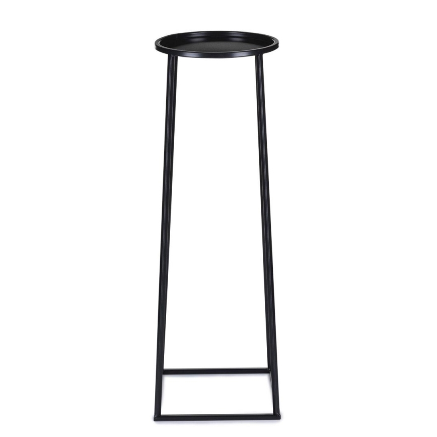 Gėlių stovas LOFT 70x24 cm juoda