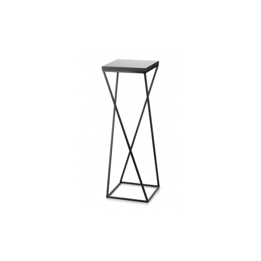 Gėlių stovas LOFT 70x24 cm juodas