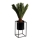 Gėlių stovas RING 40x23 cm juodas