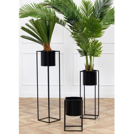 Gėlių stovas RING 40x23 cm juodas