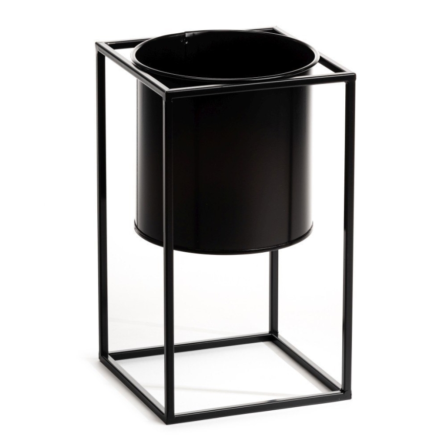 Gėlių stovas RING 40x23 cm juodas