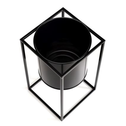 Gėlių stovas RING 40x23 cm juodas