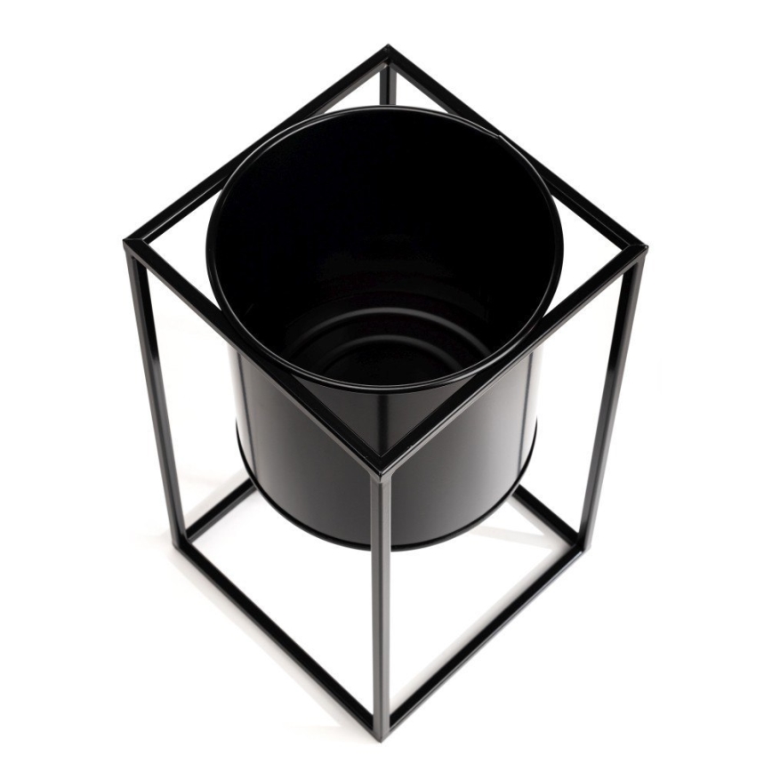 Gėlių stovas RING 40x23 cm juodas