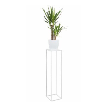 Gėlių stovė 100x24 cm balta
