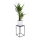 Gėlių stovė 40x24 cm juodos spalvos