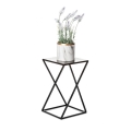 Gėlių stovė 40x24 cm juodos spalvos