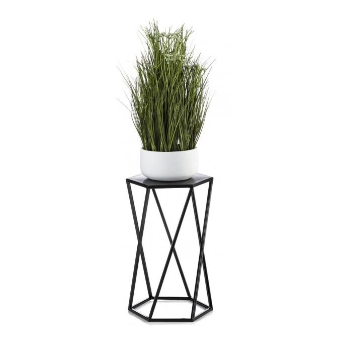 Gėlių stovė 40x24 cm juodos spalvos
