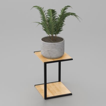 Gėlių stovė 40x30x34 cm juodos spalvos