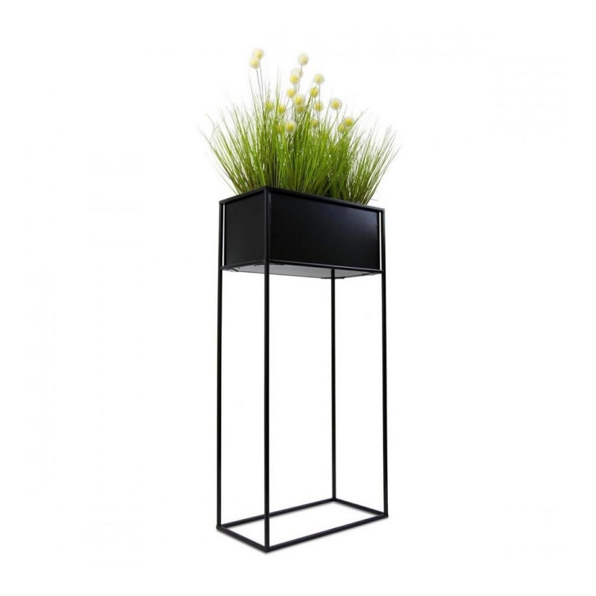 Gėlių stovė 90x44 cm juodos spalvos