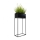 Gėlių stovė 90x44 cm juodos spalvos