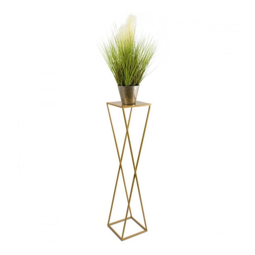 Gėlių stovėklas 100x24 auksinės spalvos