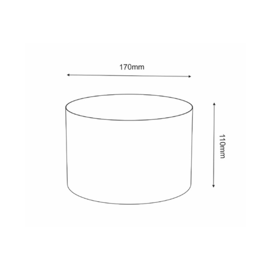 Gėlių vazonas 11x17 cm auksinis