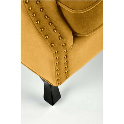 Geltonas fotelis CLARUS