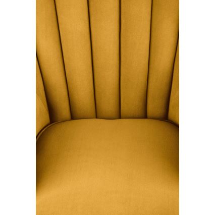 Geltonas fotelis CLARUS