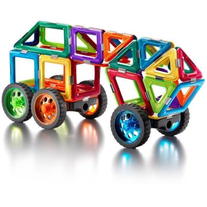 GeoSmart - Magnetinis pastato rinkinys Space Truck 42 vnt.