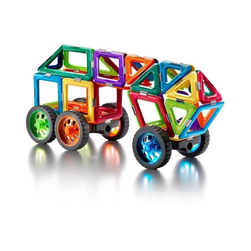 GeoSmart - Magnetinis pastato rinkinys Space Truck 42 vnt.