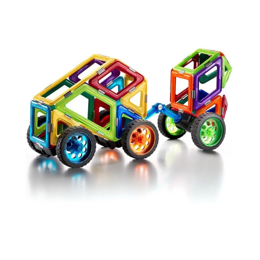 GeoSmart - Magnetinis pastato rinkinys Space Truck 42 vnt.
