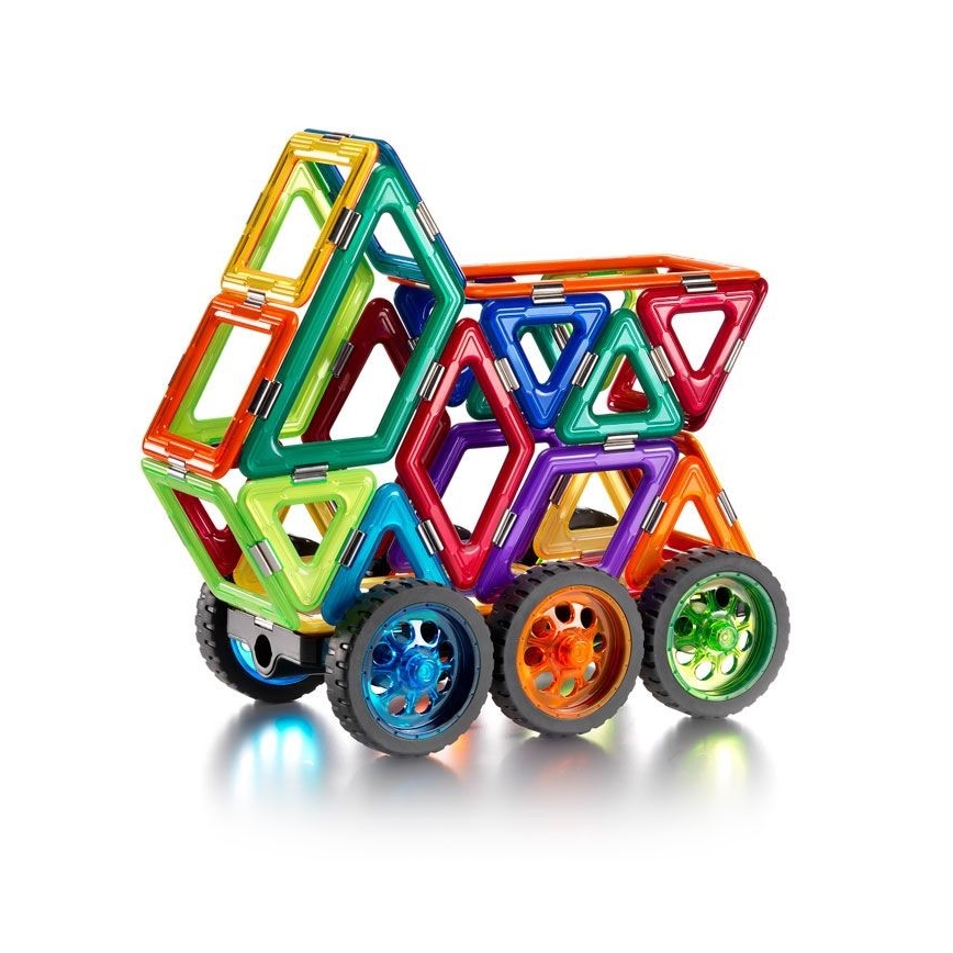 GeoSmart - Magnetinis pastato rinkinys Space Truck 42 vnt.