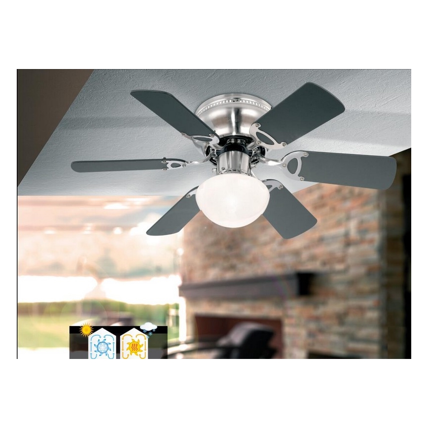 Globo 0307 - Lubinis ventiliatorius UGO 1xE27/60W/230V