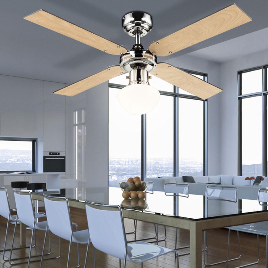 GLOBO - Lubinis ventiliatorius 1xE27/60W/230V