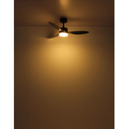 Globo - LED Reguliuojamas lubinis ventiliatorius LED/20W/230V 2700-6500K + nuotolinio valdymo pultas