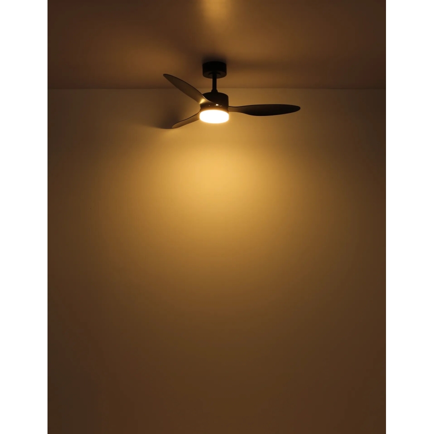 Globo - LED Reguliuojamas lubinis ventiliatorius LED/20W/230V 2700-6500K + nuotolinio valdymo pultas