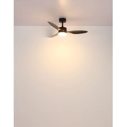 Globo - LED Reguliuojamas lubinis ventiliatorius LED/20W/230V 2700-6500K + nuotolinio valdymo pultas