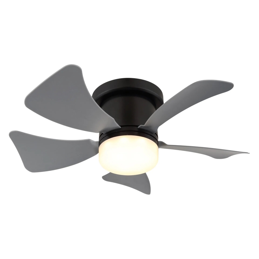 Globo - LED Reguliuojamas lubinis ventiliatorius LED/10W/230V 3000-6500K pilka + nuotolinio valdymo pultas
