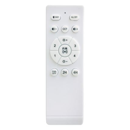 Globo - dimeriuojamas LED lubinis ventiliatorius LED/10W/230V 3000-6500K, daugiaspalvis, su nuotoliniu valdymu