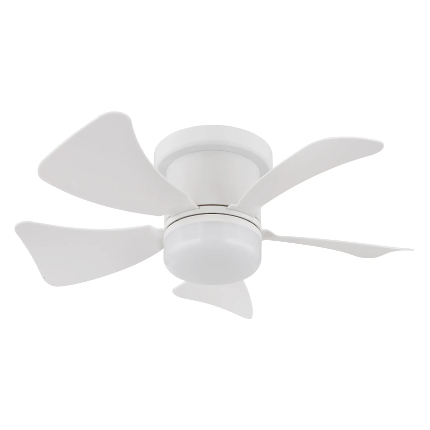 Globo - LED Reguliuojamas lubinis ventiliatorius LED/10W/230V 3000-6500K balta + nuotolinio valdymo pultas