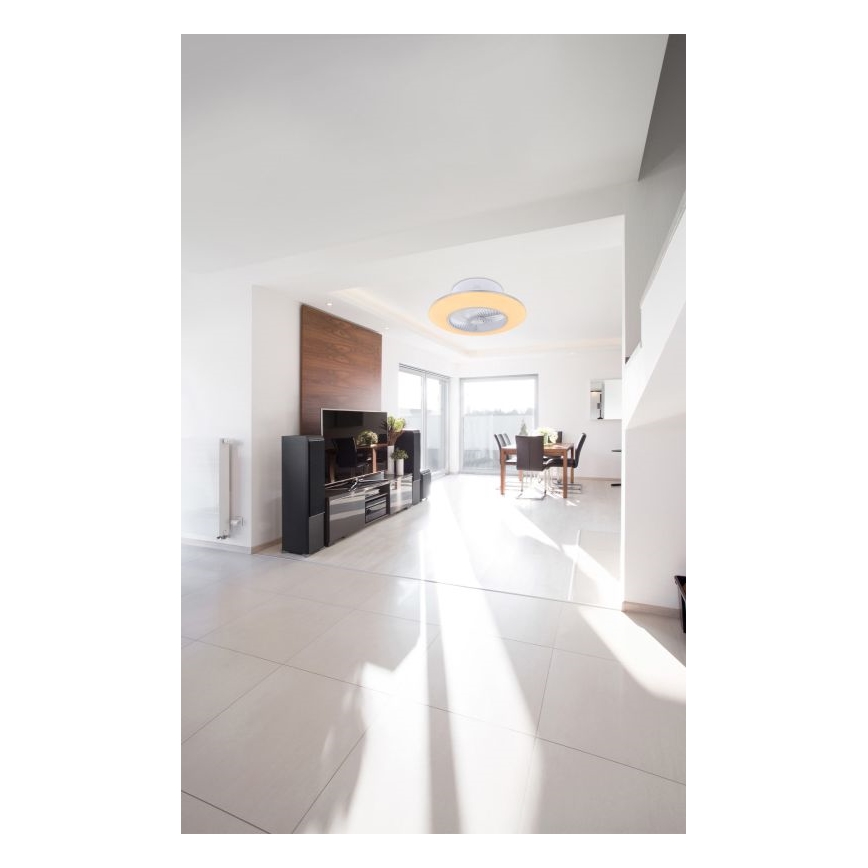 Globo - LED reguliuojamas lubinis šviestuvas su ventiliatoriumi LED/40W/230V 3000-6000K + nuotolinis valdymas