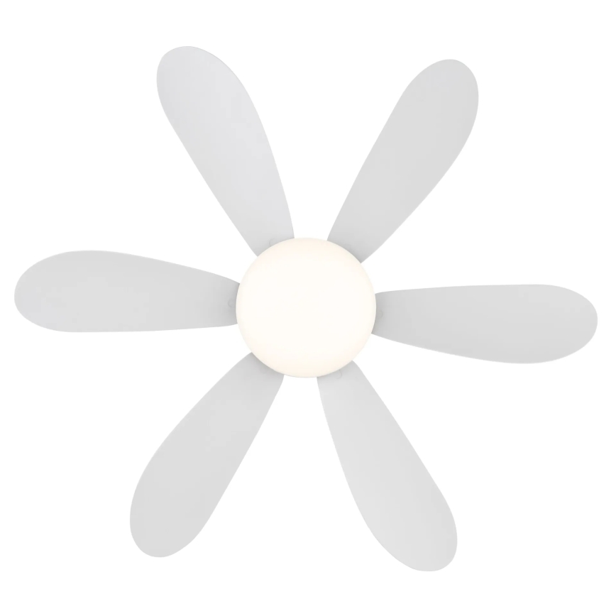 Globo - LED pritemdomas lubinis ventiliatorius LED/5W/230V 2700-6500K balta + nuotolinis valdymas