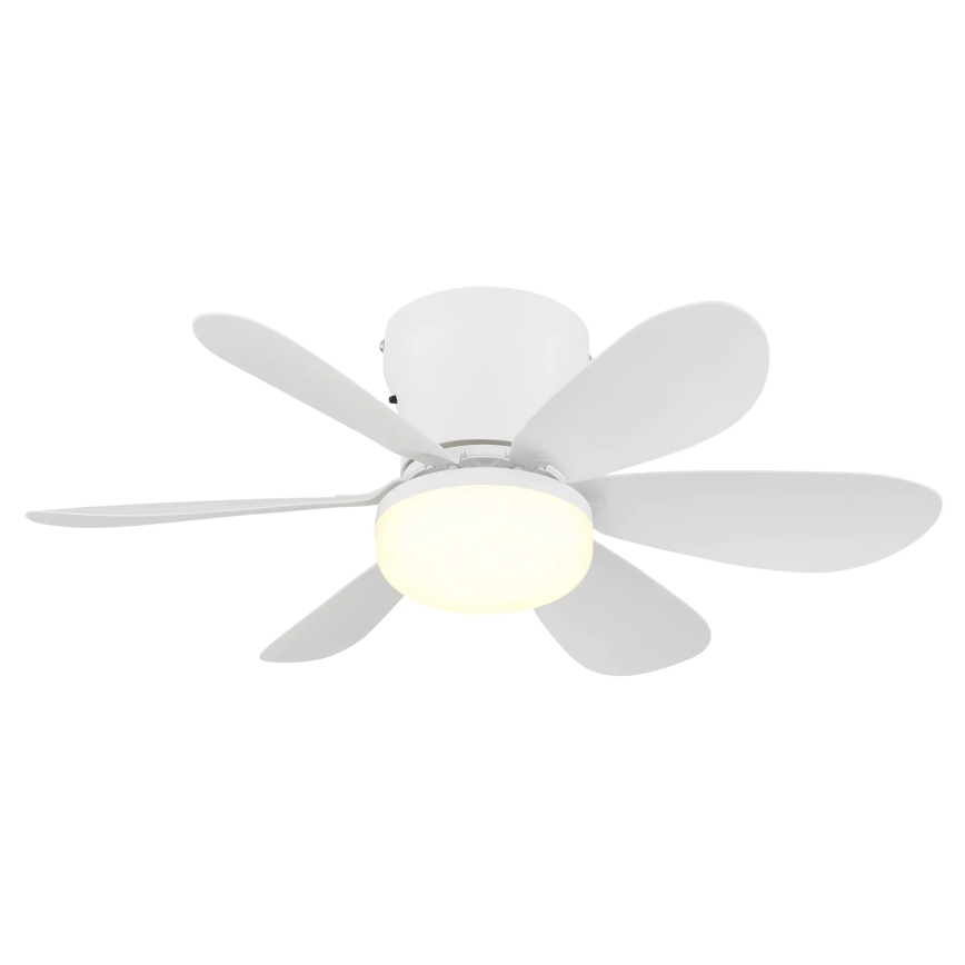 Globo - LED pritemdomas lubinis ventiliatorius LED/5W/230V 2700-6500K balta + nuotolinis valdymas