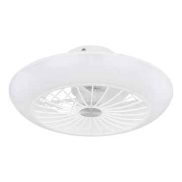 Globo 03632W - LED lubinis šviestuvas su ventiliatoriumi LAFEE LED/18W/230V