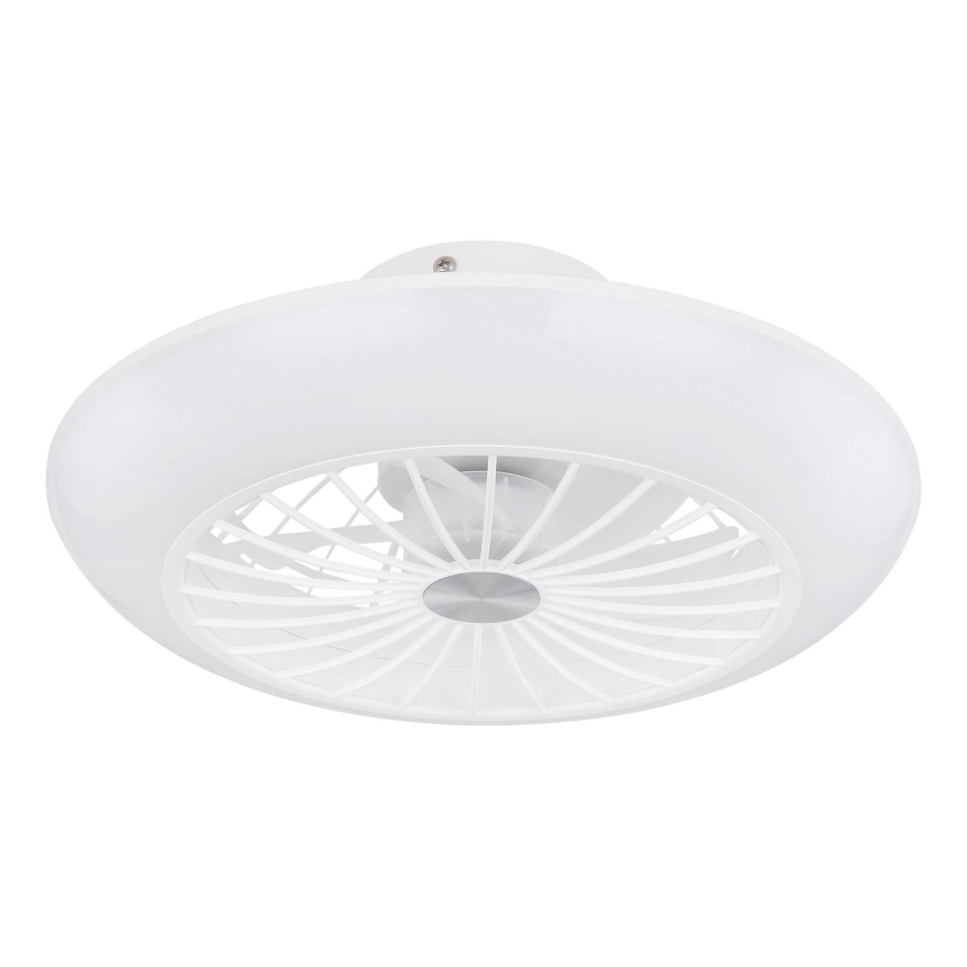 Globo 03632W - LED lubinis šviestuvas su ventiliatoriumi LAFEE LED/18W/230V