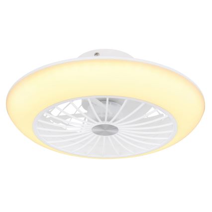 Globo 03632W - LED lubinis šviestuvas su ventiliatoriumi LAFEE LED/18W/230V
