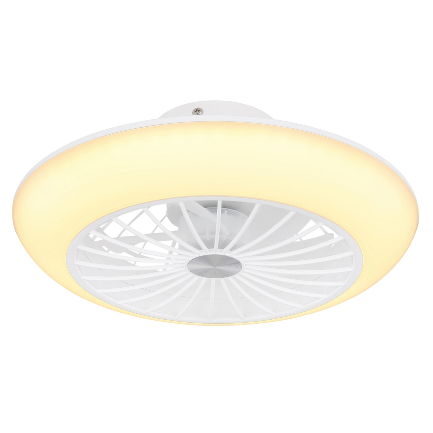 Globo 03632W - LED lubinis šviestuvas su ventiliatoriumi LAFEE LED/18W/230V