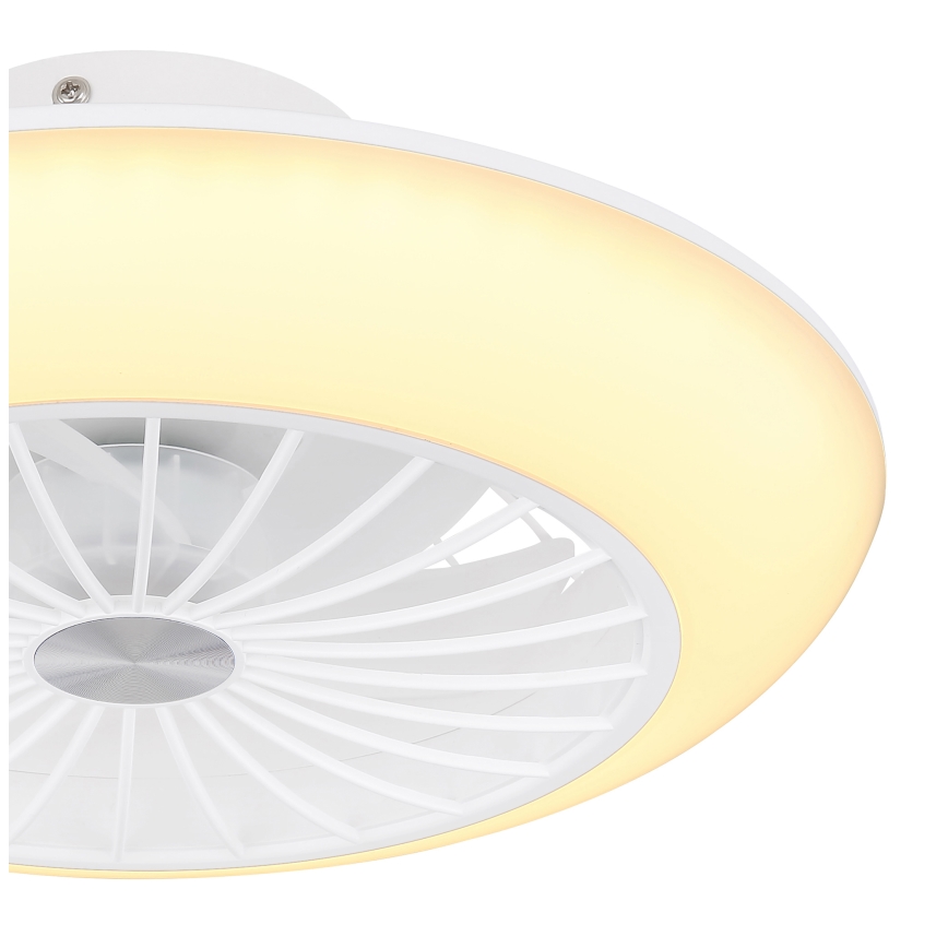 Globo 03632W - LED lubinis šviestuvas su ventiliatoriumi LAFEE LED/18W/230V