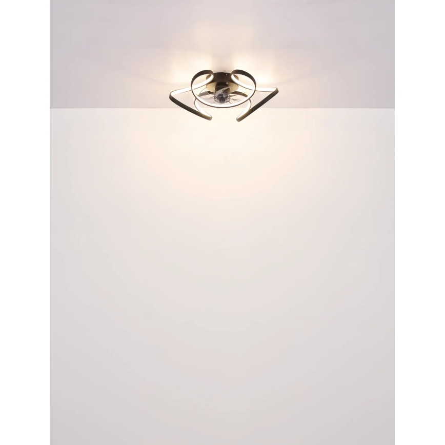 Globo - LED reguliuojamas lubų ventiliatorius LED/40W/230V 3000-6000K + nuotolinio valdymo pultas
