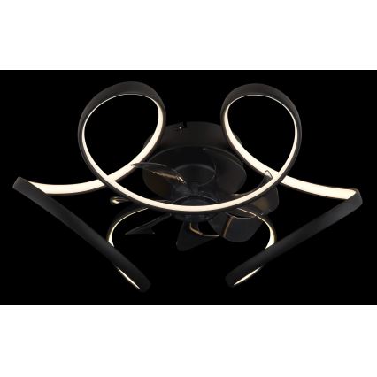 Globo - LED reguliuojamas lubų ventiliatorius LED/40W/230V 3000-6000K + nuotolinio valdymo pultas