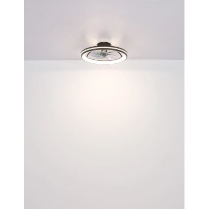 Globo - LED Reguliuojamas lubinis ventiliatorius LED/40W/230V 3000-6500K + nuotolinio valdymo pultas