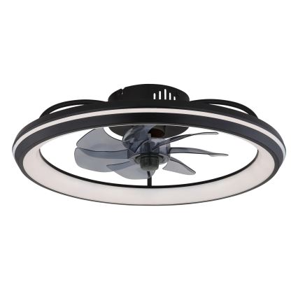 Globo - LED Reguliuojamas lubinis ventiliatorius LED/40W/230V 3000-6500K + nuotolinio valdymo pultas
