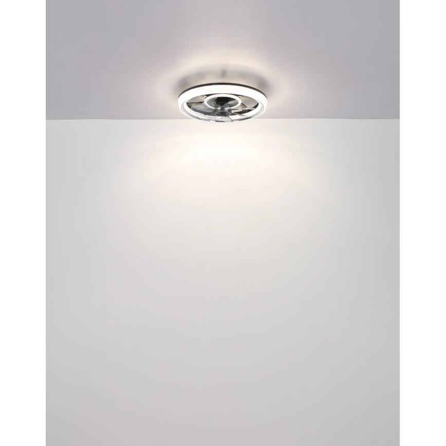 Globo - LED reguliuojamas lubų ventiliatorius LED/30W/230V 2700-6000K + nuotolinio valdymo pultas