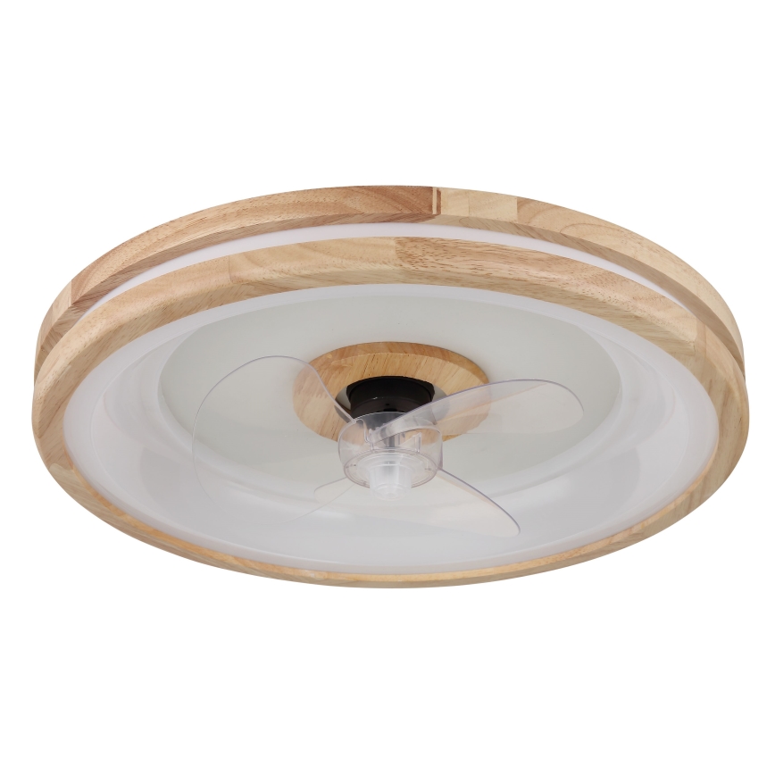 Globo - LED Pritemdomas lubinis šviestuvas su ventiliatoriumi LED/30W/230V 2700-6500K ruda + nuotolinio valdymo pultas